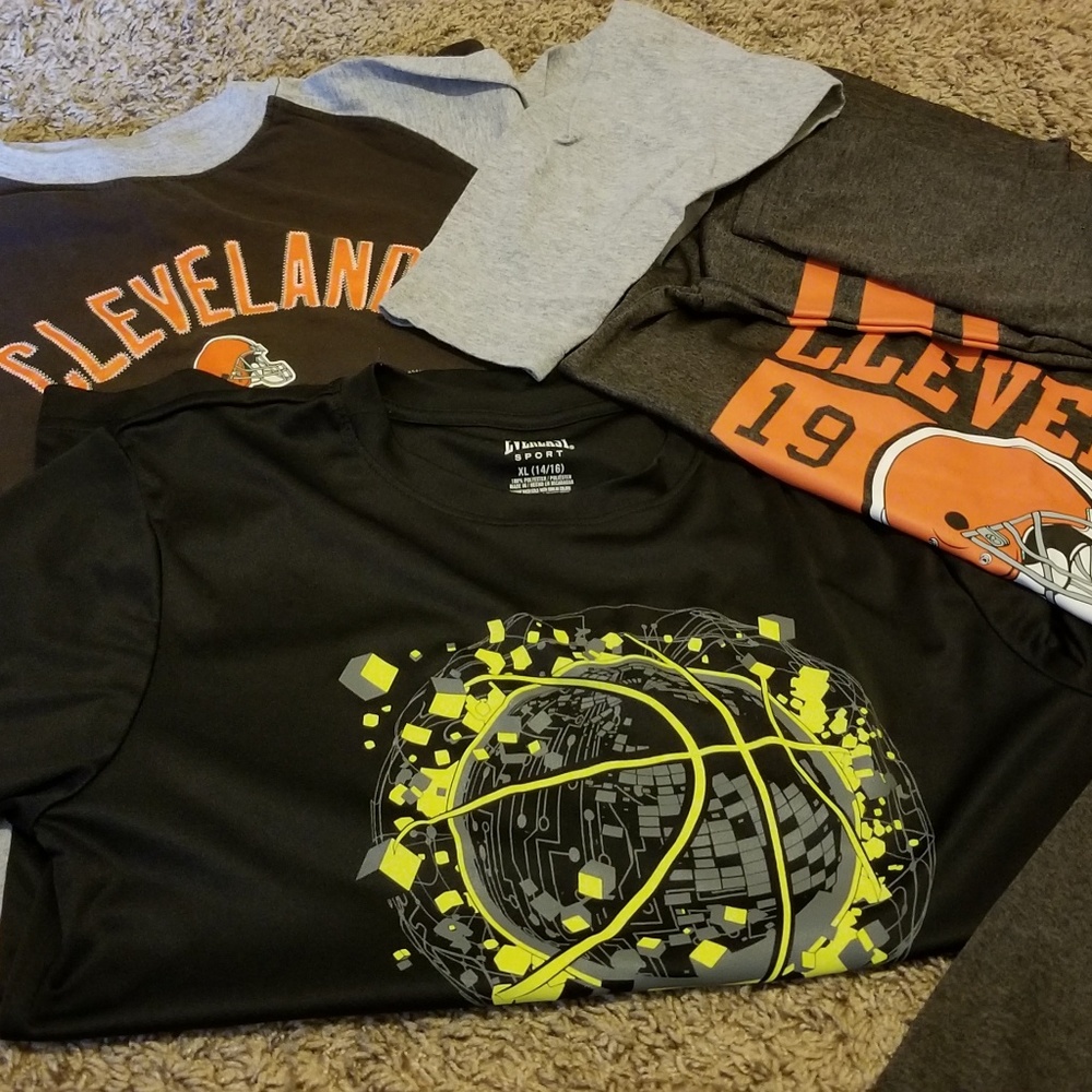 💜 3/$20 Boys Sport Shirt Lot